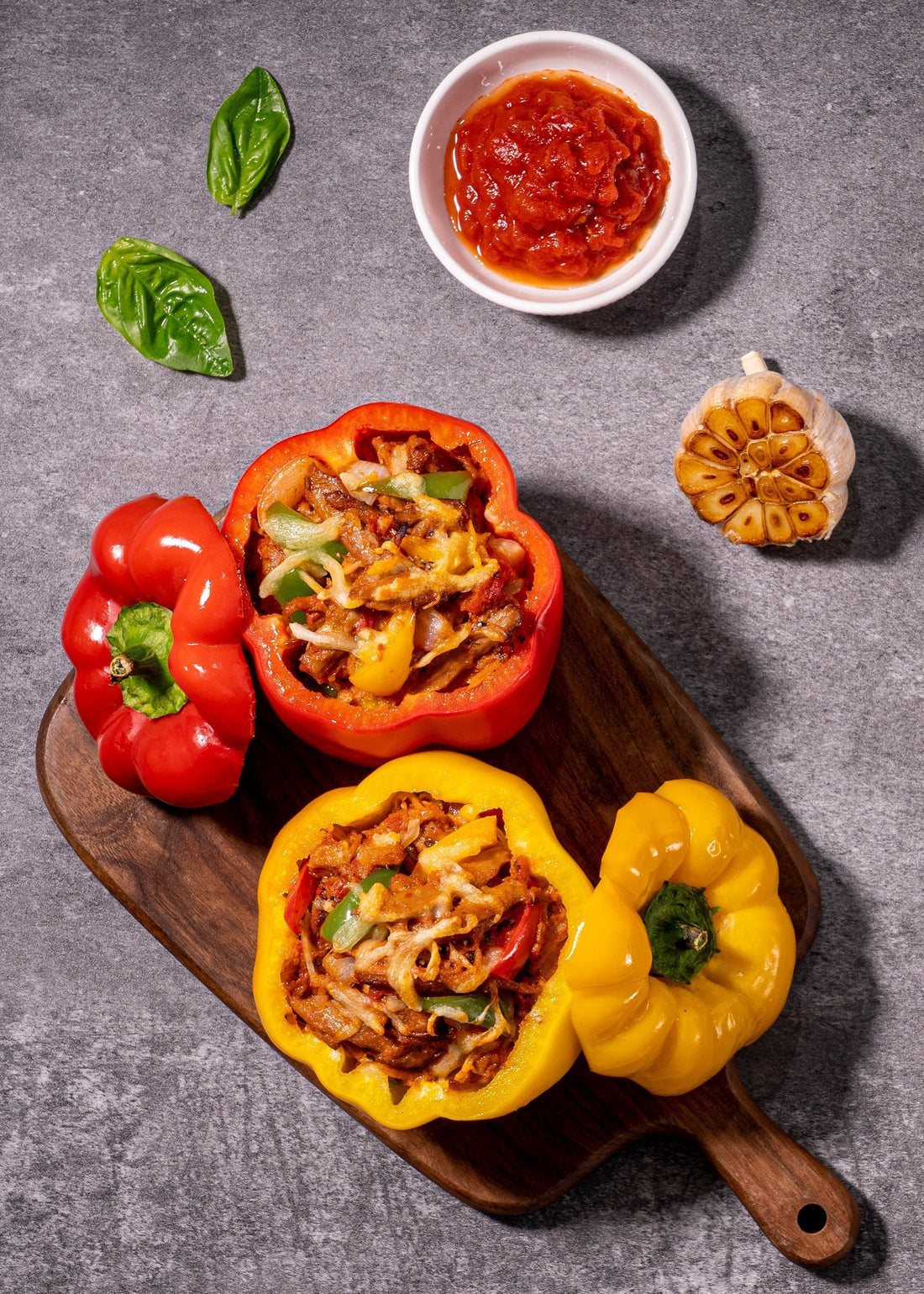 Pulled Shredz Stuffed Peppers
