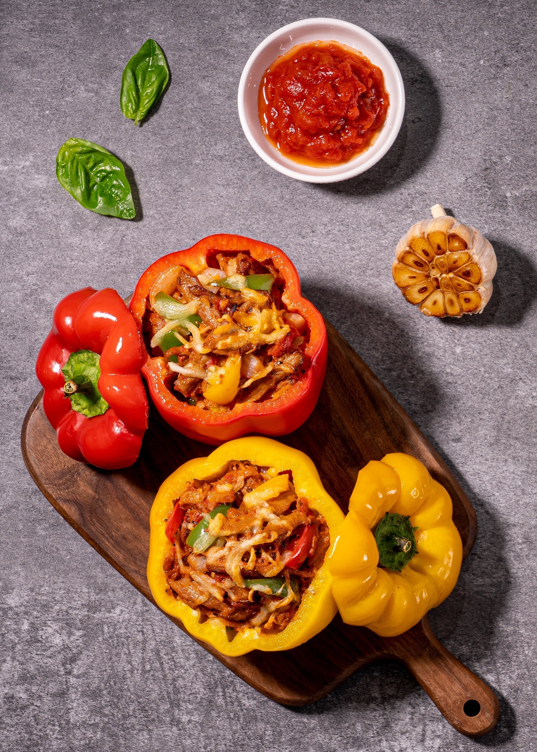 
                    Pulled Shredz Stuffed Peppers
                  