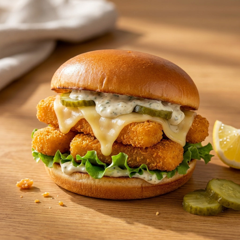 
                    Vegan Fish Sandwich
                  