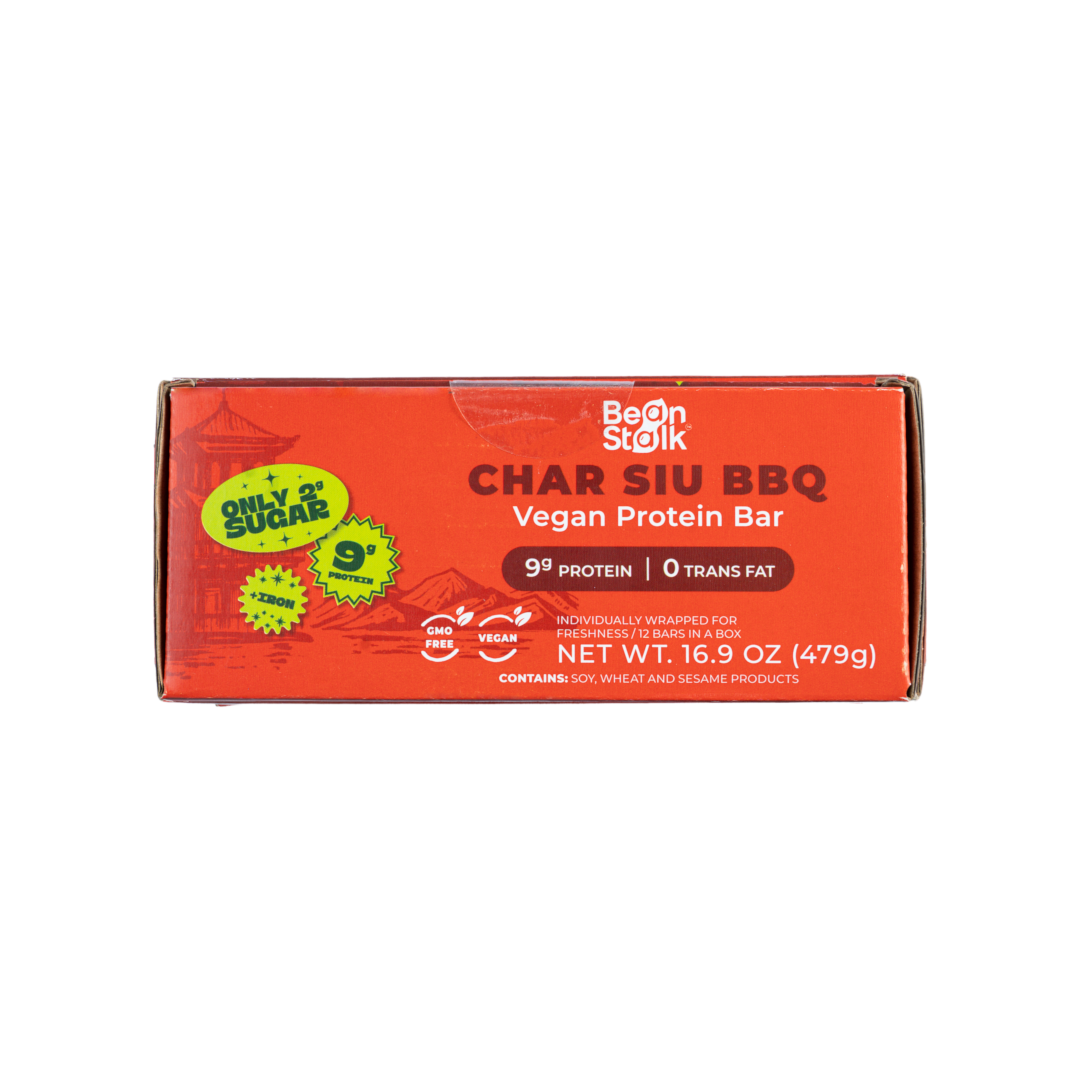Char Siu BBQ Protein Bars Box - Case of 12 Bars